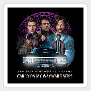 Supernatural Family Don't End with Blood Season 15SW2 Sticker